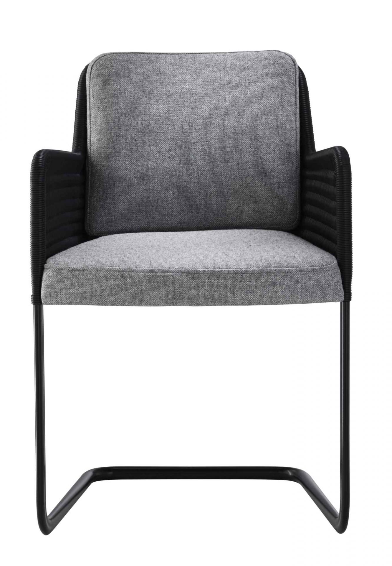 D43 chaise cantilever Tecta | Revêtement en poudre noire